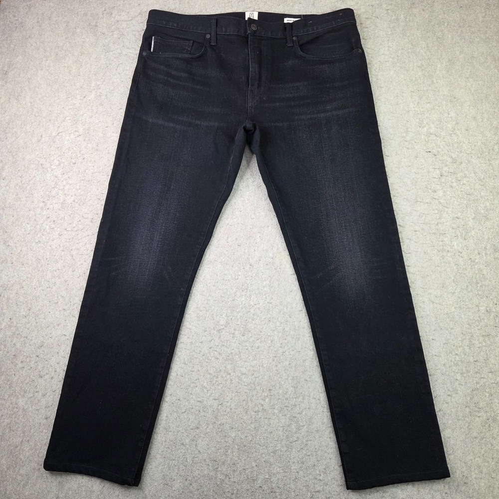 Hiroshi Kato Raw Selvedge Jeans Mens 38x30 The Pen Black Slim Fit Made in USA